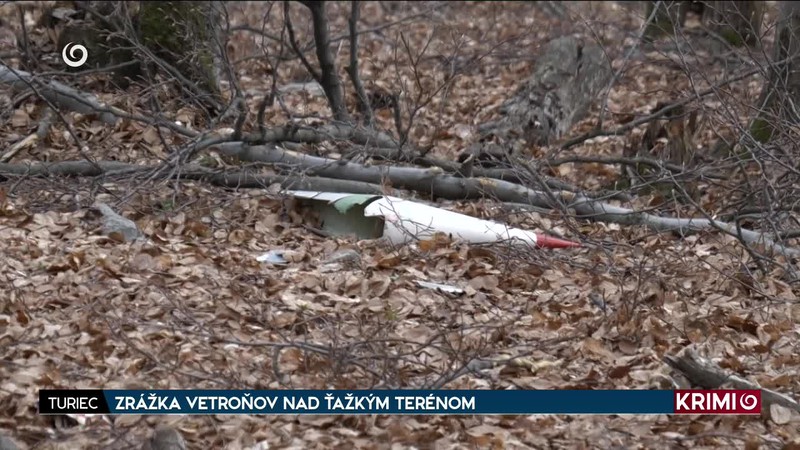 ZRÁŽKA VETROŇOV NAD ŤAŽKÝM TERÉNOM