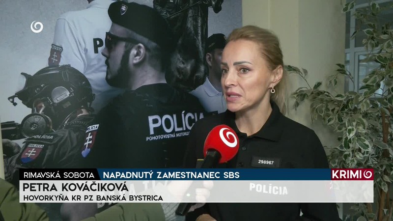 NAPADNUTÝ ZAMESTNANEC SBS
