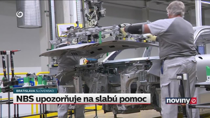 NBS upozorňuje na slabú pomoc