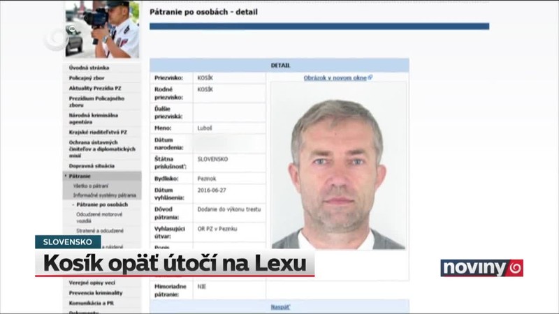 Kosík opäť útočí na Lexu