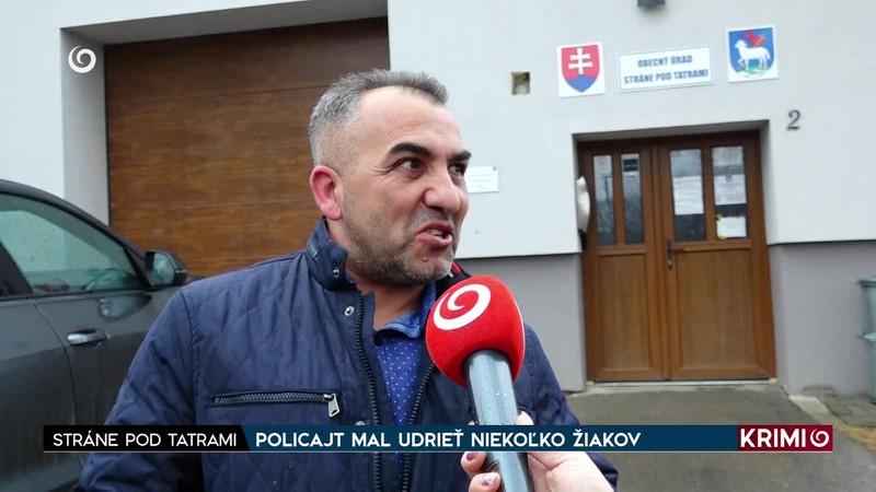 POLICAJT MAL UDRIEŤ NIEKOĽKO ŽIAKOV