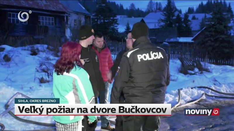 Veľký požiar na dvore Bučkovcov