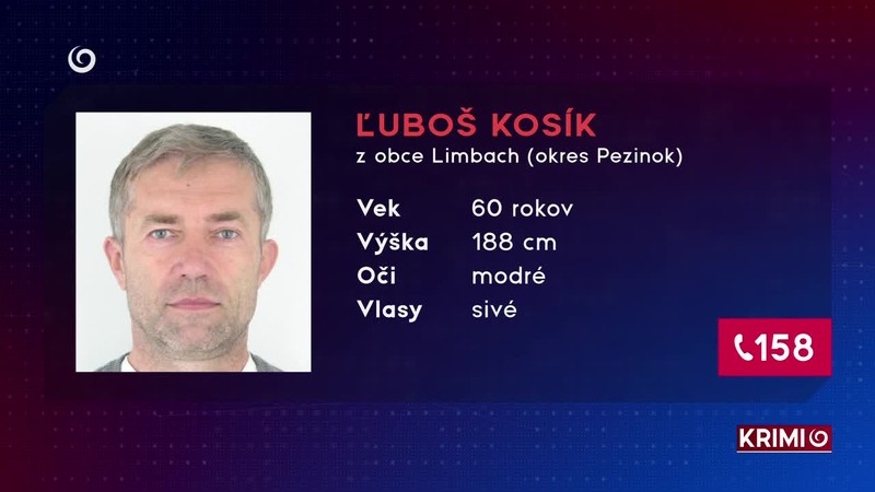 POMÔŽTE POLICAJTOM V PÁTRANÍ!