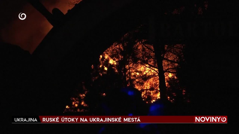 RUSKÉ ÚTOKY NA UKRAJINSKÉ MESTÁ