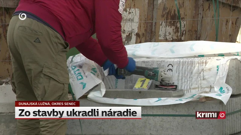Zo stavby ukradli náradie