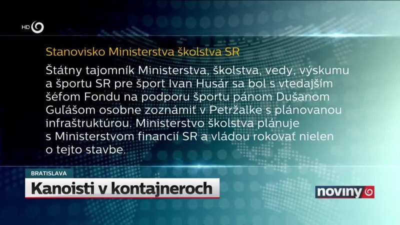 Kanoisti v kontajneroch