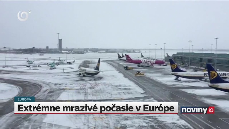 Extrémne mrazivé počasie v Európe