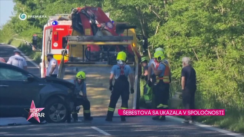 Šebestová sa ukázala v spoločnosti