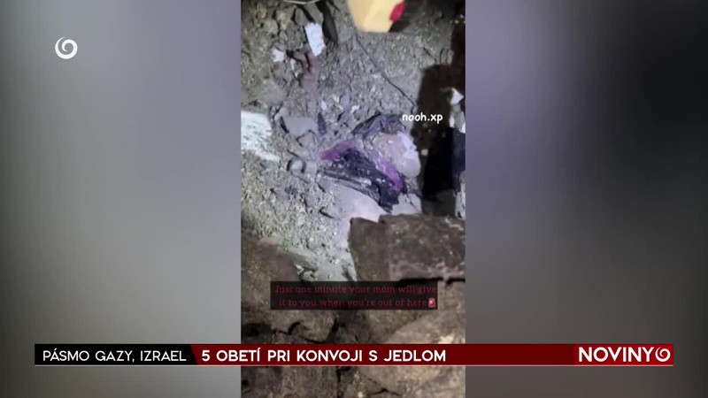 5 OBETÍ PRI KONVOJI S JEDLOM