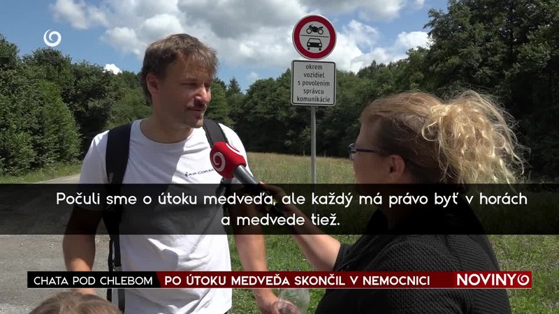 PO ÚTOKU MEDVEĎA SKONČIL V NEMOCNICI