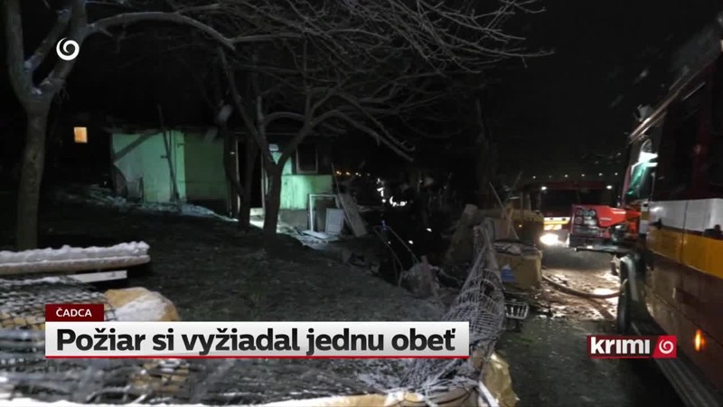 Požiar si vyžiadal jednu obeť