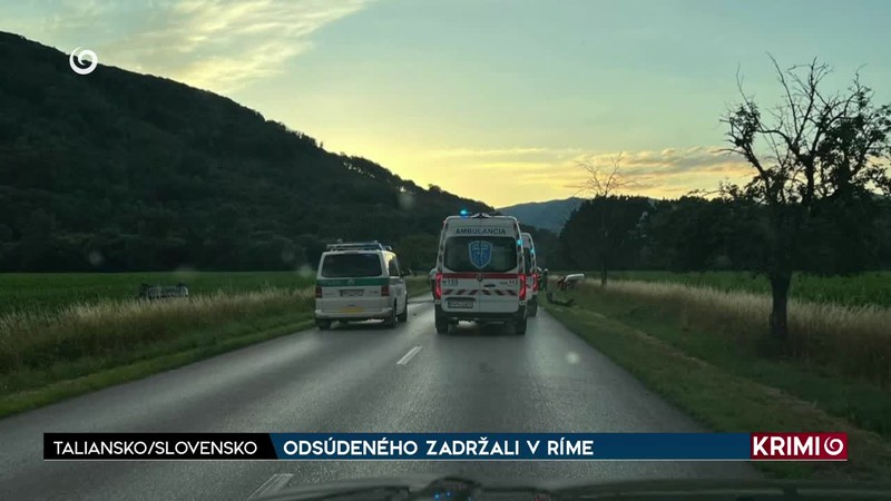 ODSÚDENÉHO ZADRŽALI V RÍME