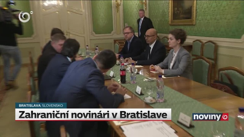 Zahraniční novinári v Bratislave