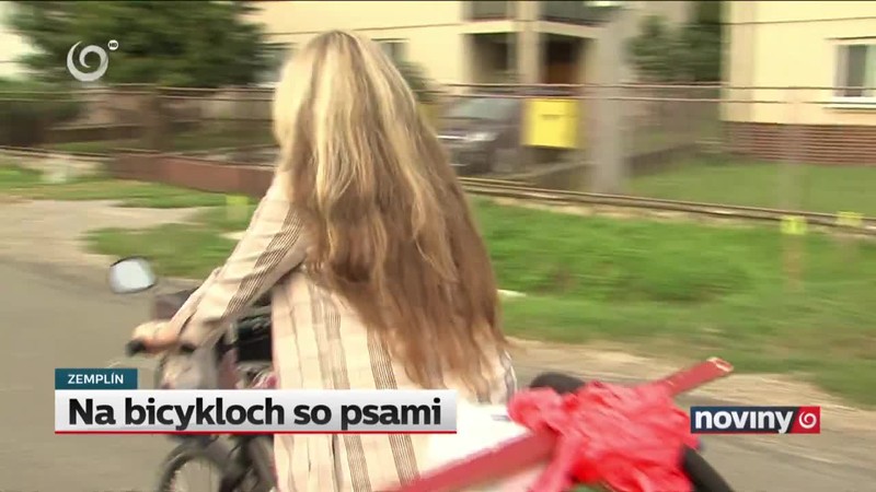 Na bicykloch so psami