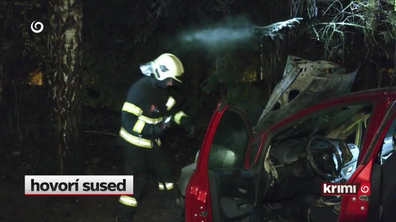 Auto zrejme niekto podpálil