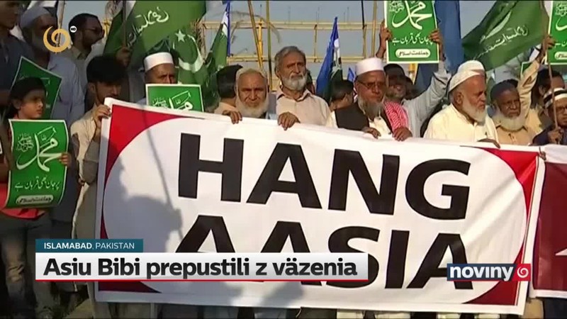 Asiu Bibi prepustili z väzenia