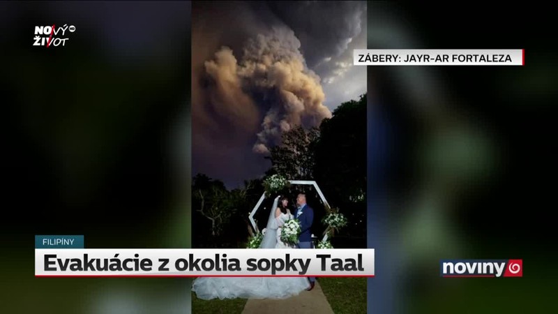 Evakuácie z okolia sopky Taal