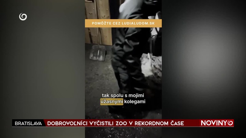 DOBROVOĽNÍCI VYČISTILI ZOO V REKORDNOM ČASE