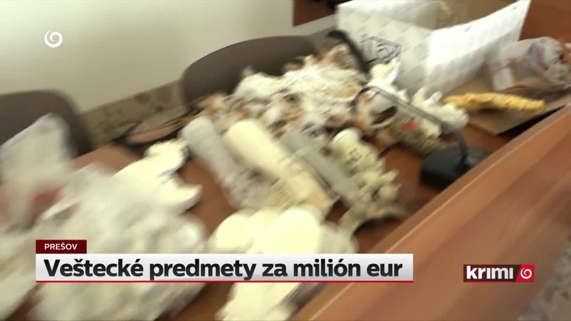 Veštecké predmety za milión eur