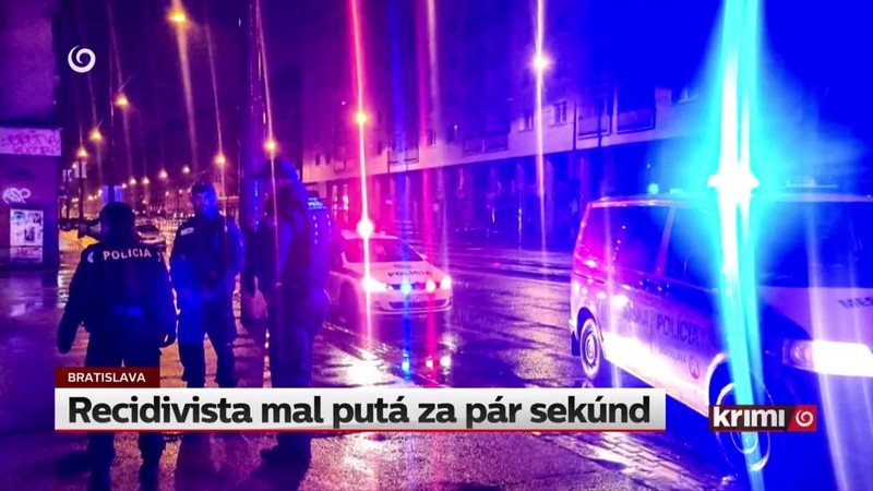 Recidivista mal putá za pár sekúnd