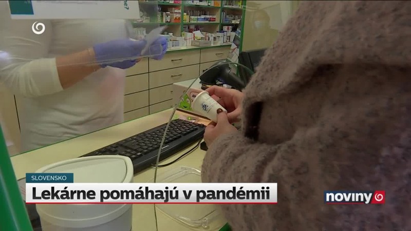 Lekárne pomáhajú v pandémii