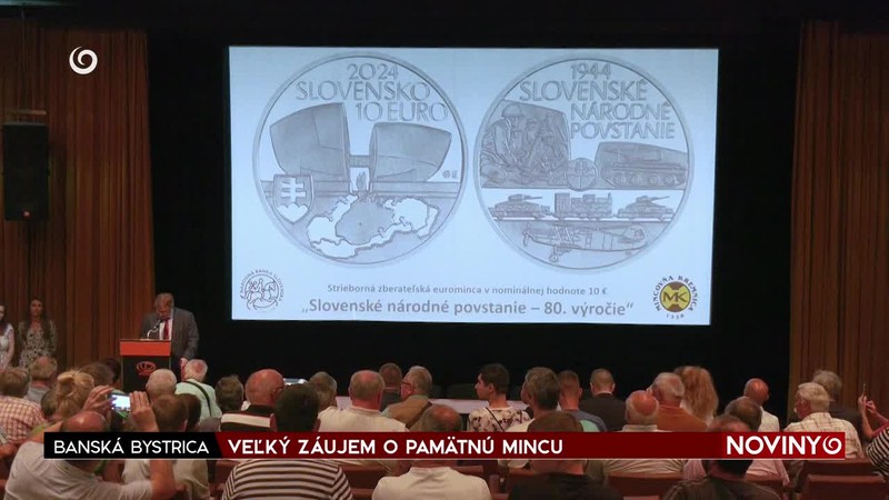 VEĽKÝ ZÁUJEM O PAMÄTNÚ MINCU