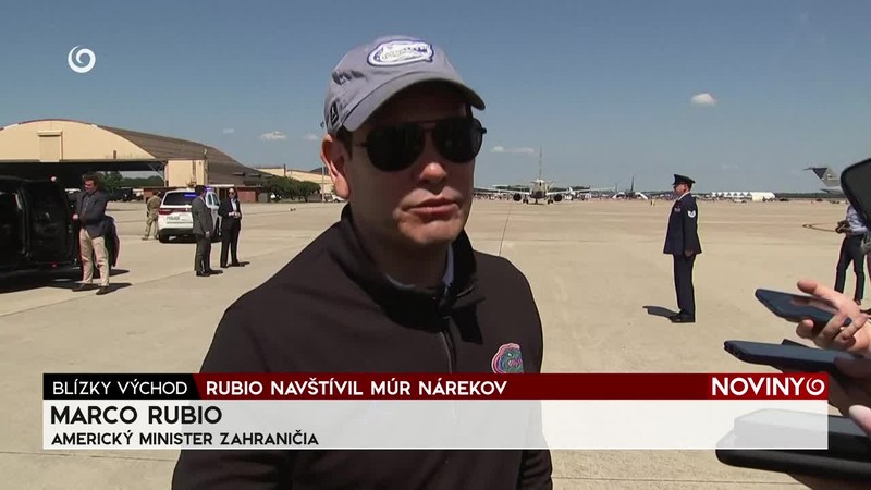 RUBIO NAVŠTÍVIL MÚR NÁREKOV