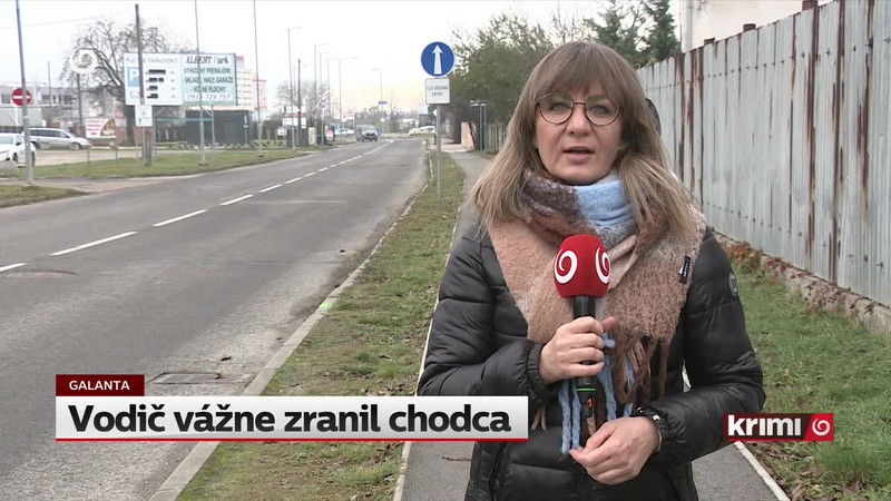 Vodič vážne zranil chodca