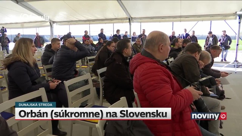 Orbán (súkromne) na Slovensku