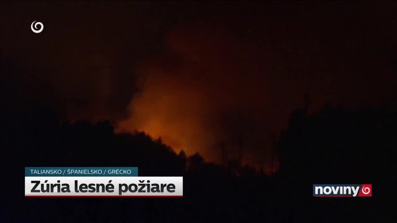 Zúria lesné požiare