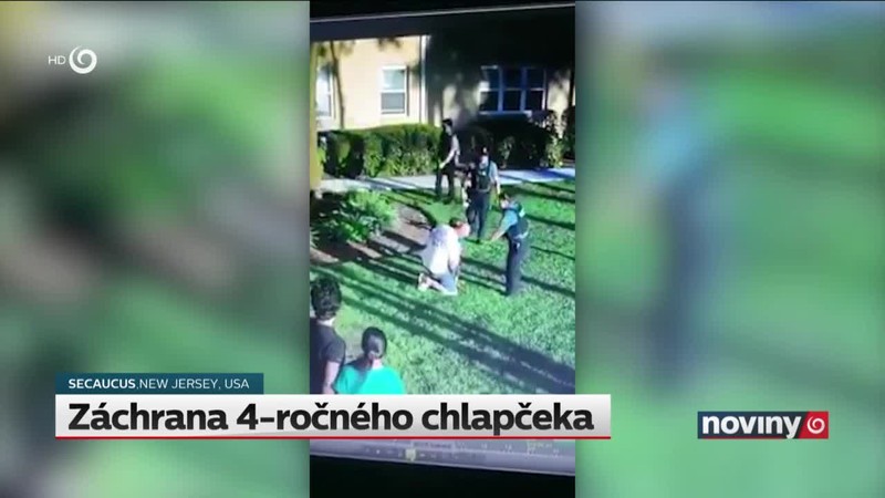 Záchrana 4-ročného chlapčeka