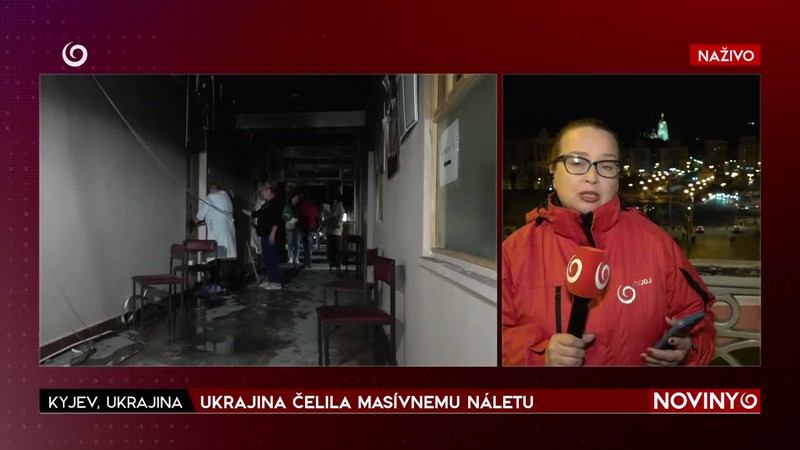 UKRAJINA ČELILA MASÍVNEMU NÁLETU
