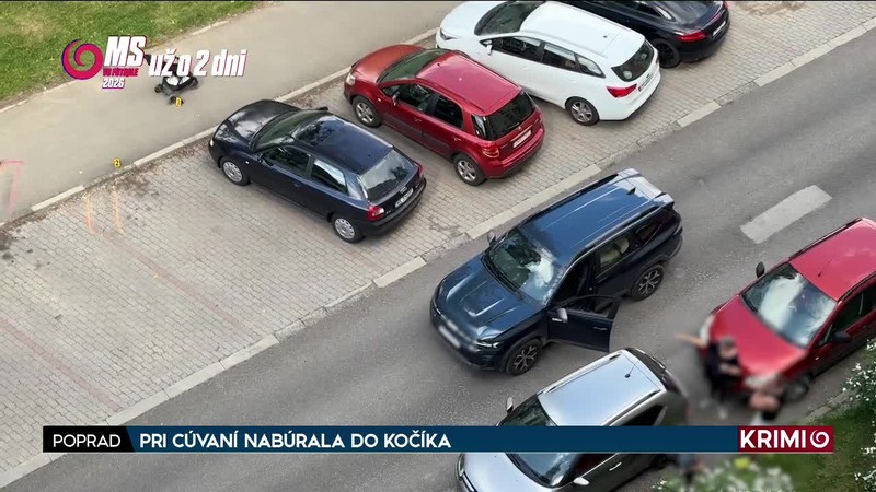 PRI CÚVANÍ NABÚRALA DO KOČÍKA
