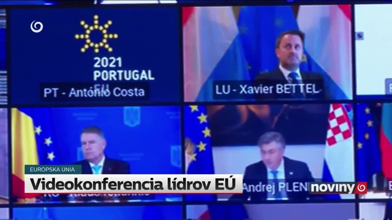 Videokonferencia lídrov EÚ