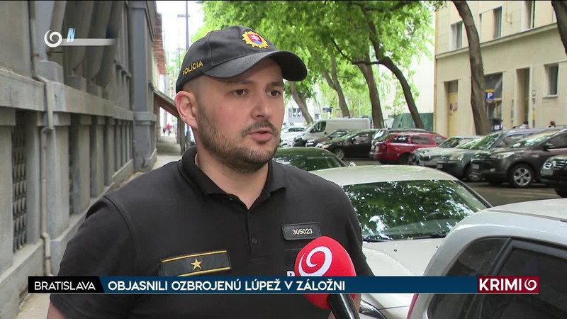 OBJASNILI OZBROJENÚ LÚPEŽ V ZÁLOŽNI