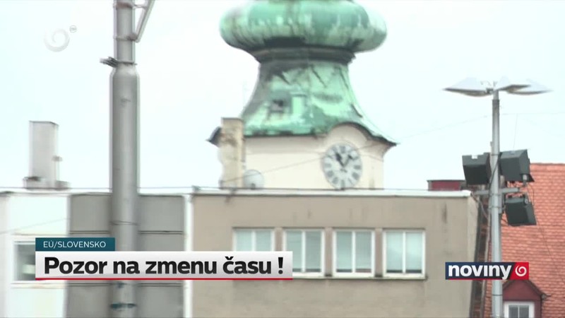 Pozor na zmenu času !