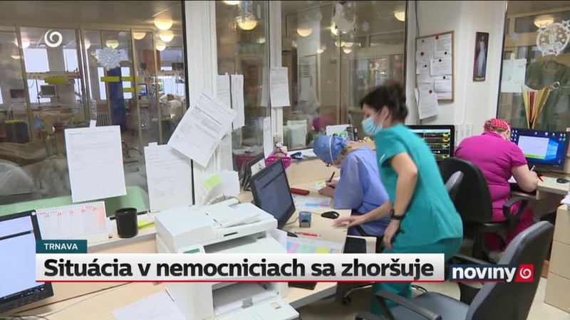 Situácia v nemocniciach sa zhoršuje