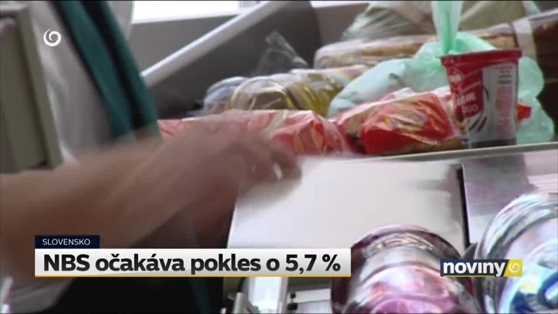 NBS očakáva pokles o 5,7 %