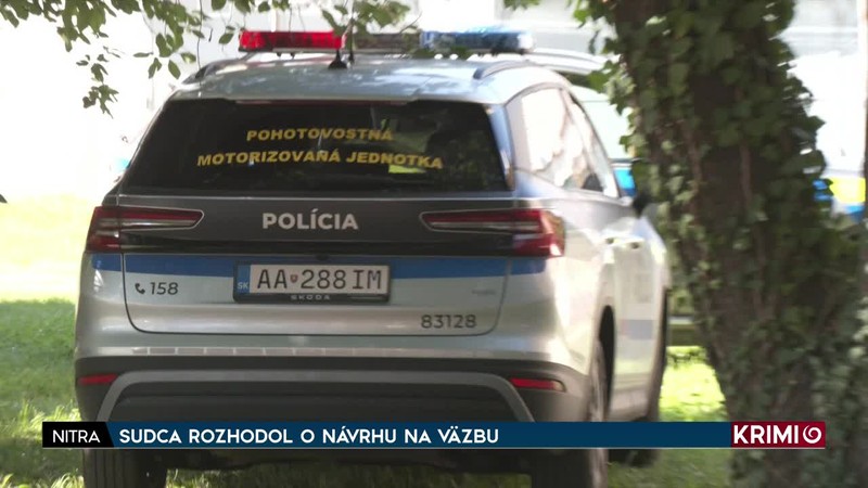 SUDCA ROZHODOL O NÁVRHU NA VÄZBU