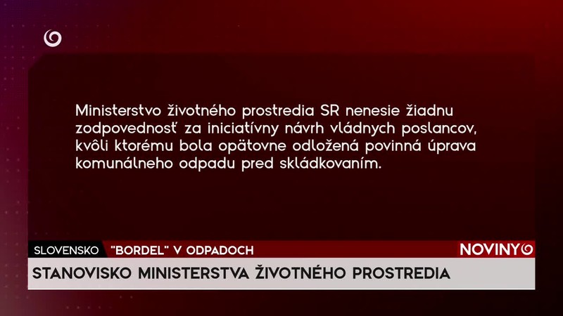 "BORDEL" V ODPADOCH