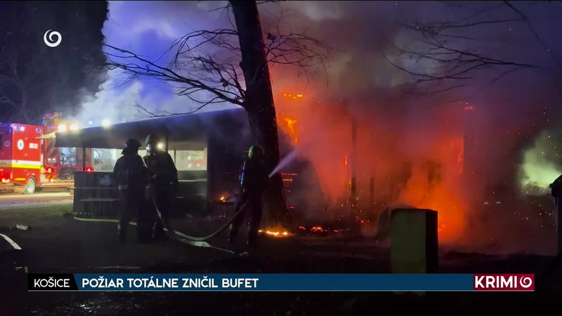 POŽIAR TOTÁLNE ZNIČIL BUFET