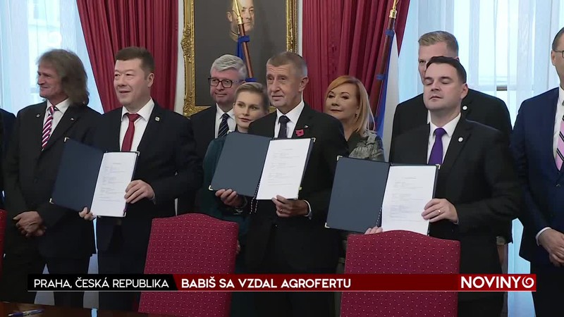 BABIŠ SA VZDAL AGROFERTU