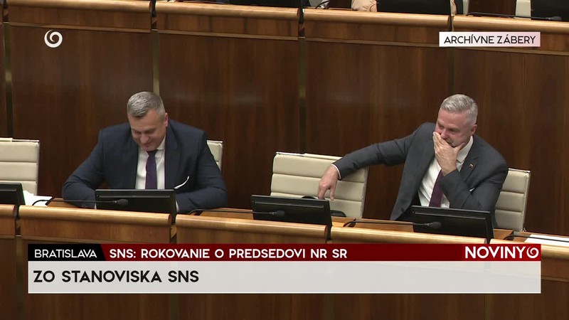 SNS: ROKOVANIE O PREDSEDOVI NR SR