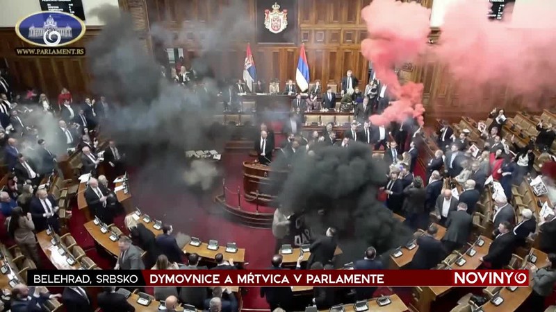 DYMOVNICE A MŔTVICA V PARLAMENTE