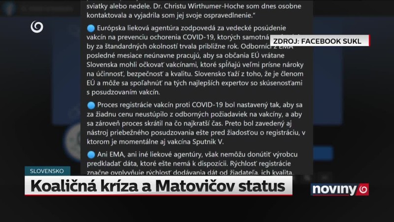 Koaličná kríza a Matovičov status