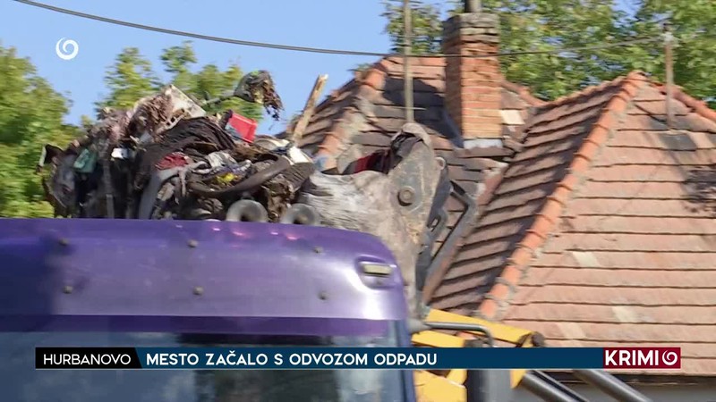 MESTO ZAČALO S ODVOZOM ODPADU