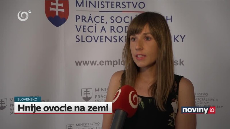 Hnije ovocie na zemi