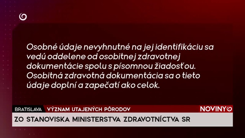 VÝZNAM UTAJENÝCH PÔRODOV