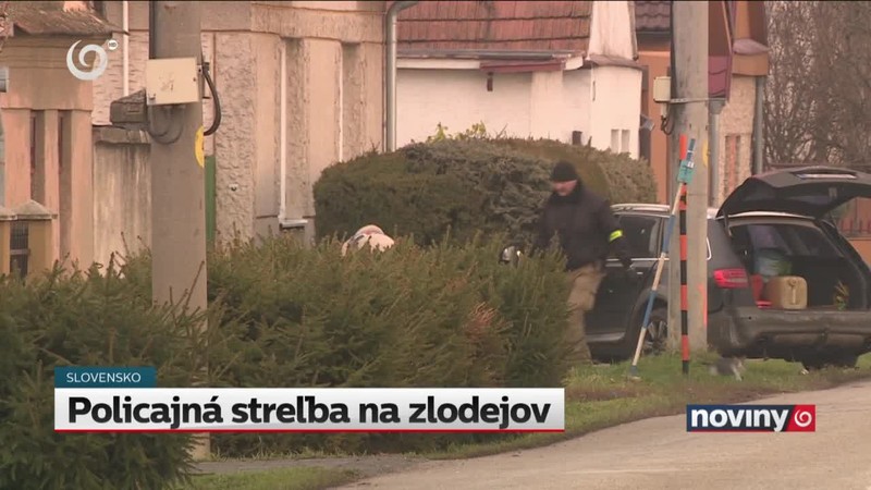 Policajná streľba na zlodejov