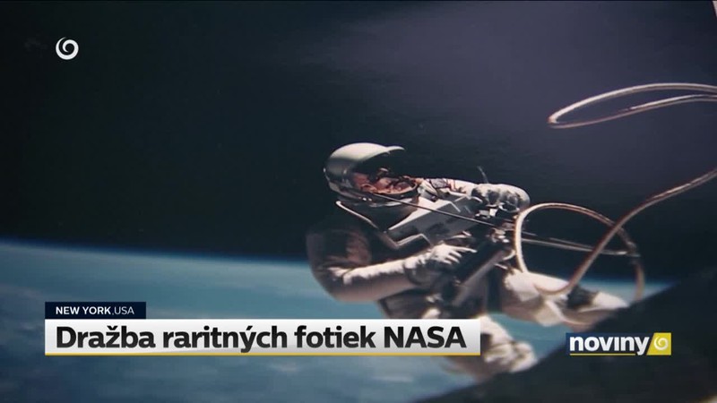 Dražba raritných fotiek NASA